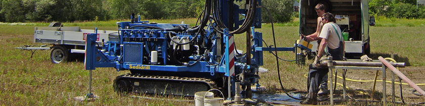 Sondierungen und Probenahmen